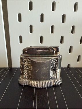 Vintage Ronson Diana Silver Plate Table Lighter 1949-1955 USA